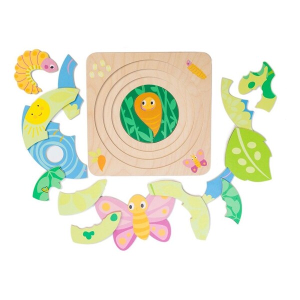 Juguete Vida De Mariposa Tender Leaf Infantil Madera Juguete Vida De Mariposa Tender Leaf Infantil Madera