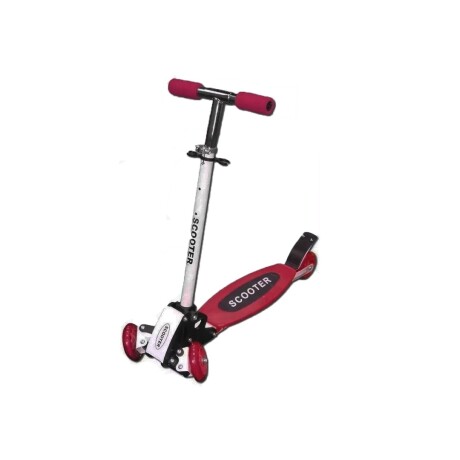 Monopatin Tripatin Plegable Ajustable de Aluminio Scooter ROJO