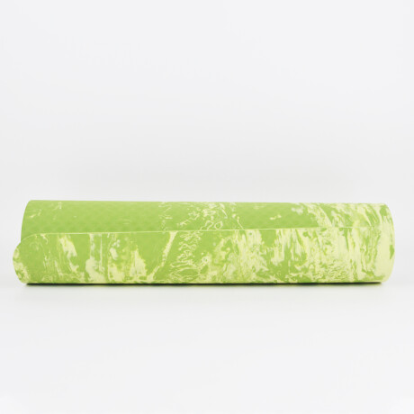Colchoneta Yoga Mat Ecológica Marmolada Verde