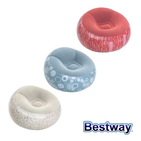 Puff Inflable Bestway Gris Claro