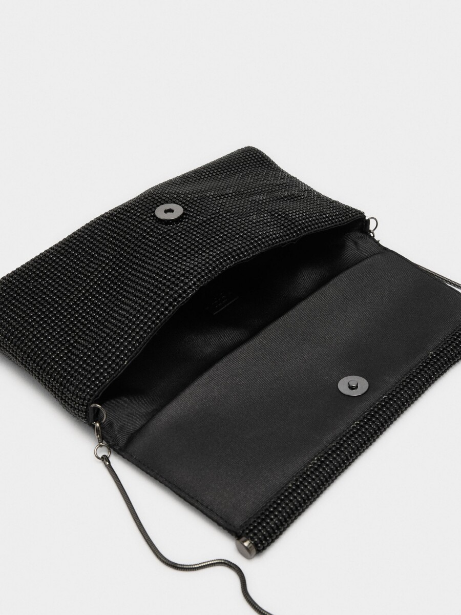 Bolso De Fiesta Tipo Sobre negro