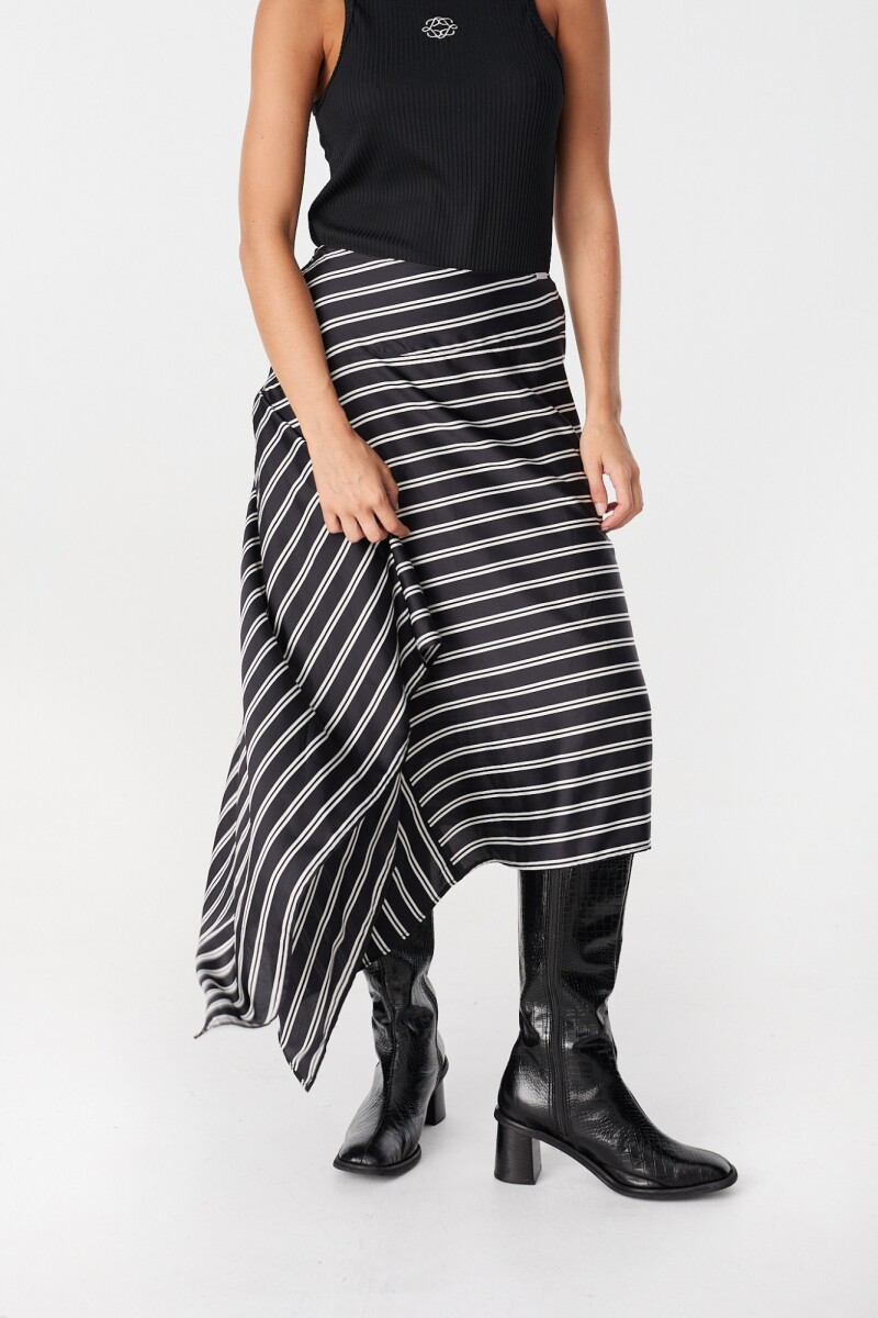 Falda Rectangular Rayas