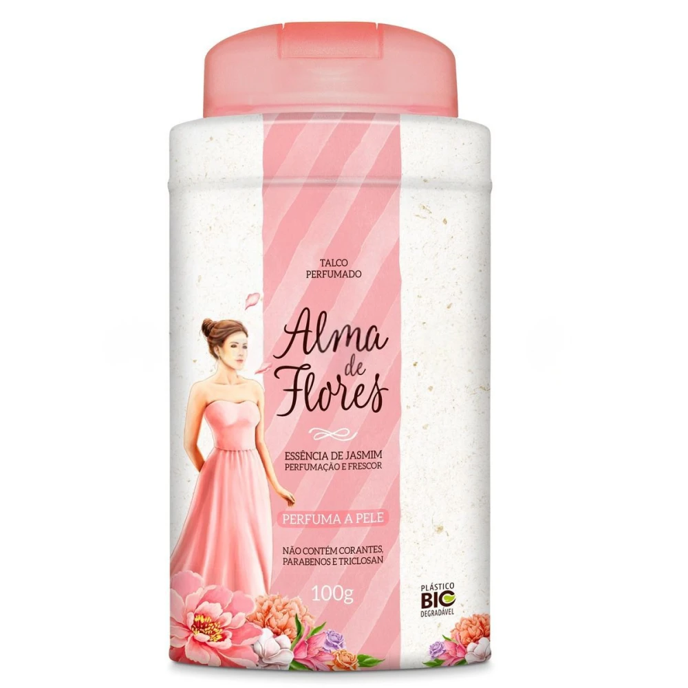 ALMA DE FLORES TALCO JAZMIN FR. X 100 GR