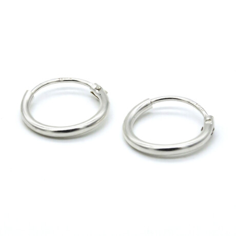 Par de aros de plata 925, Porteño Par de aros de plata 925, Porteño