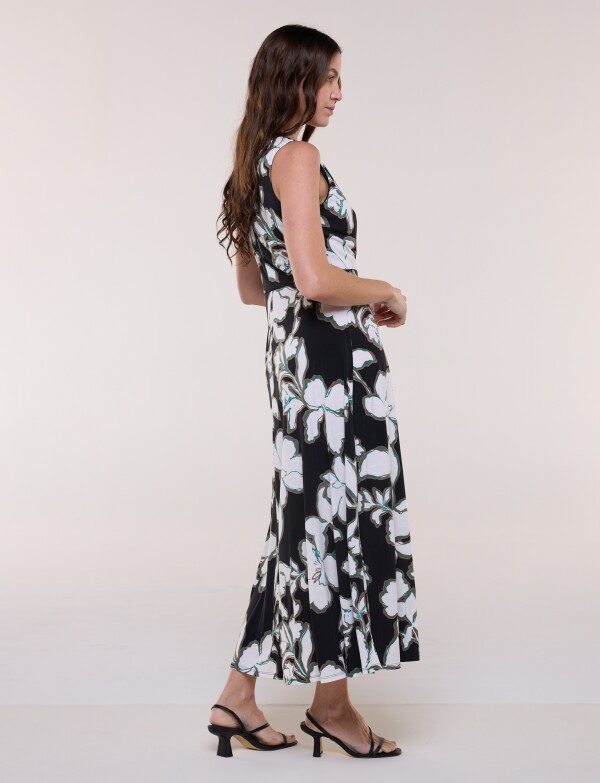 Vestido Floral NEGRO/MULTI