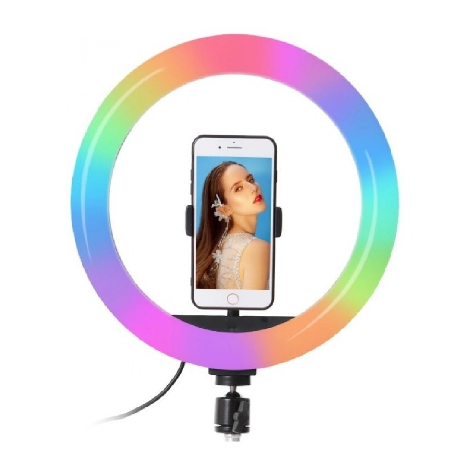 Trípode Anillo Luz Led Selfie Maquillaje Fotos Barbería 2.2m - Variante sin  Control — Atrix