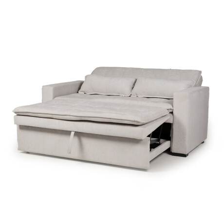 Sofá Cama Londres - Tela Microfibra TC1009 (Plata)