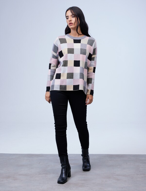 Buzo Colorblock MULTI/ROSA