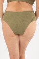 Bombacha alta desire textura Hojas textura oliva