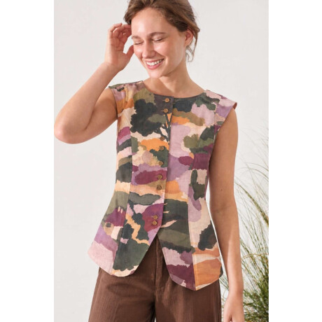 Chaleco Morro Print Tierra