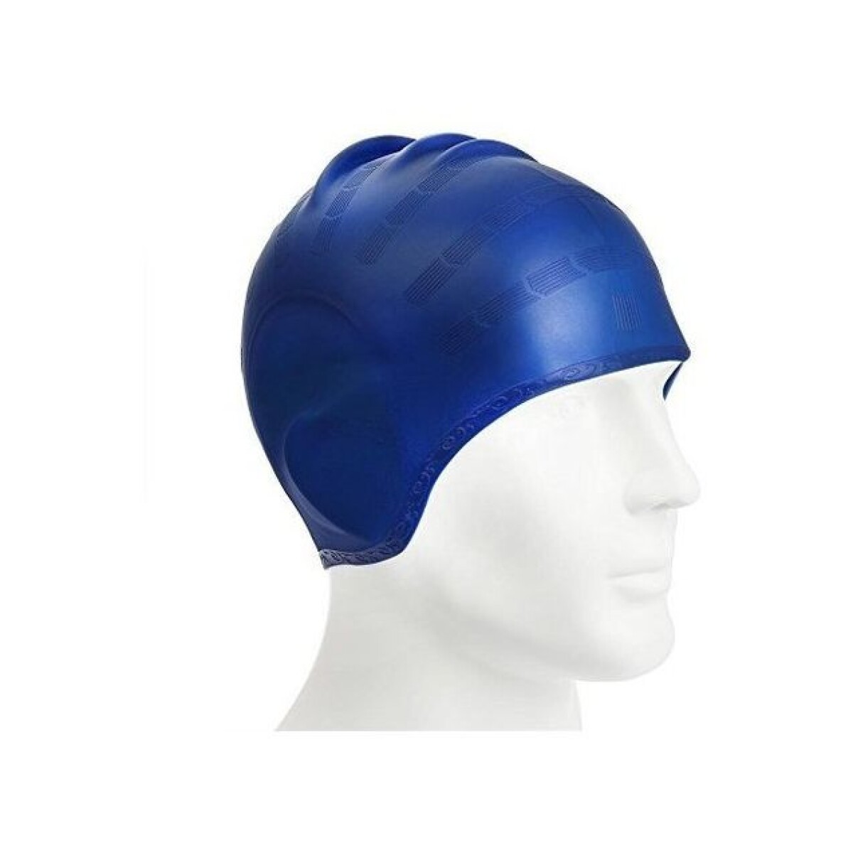 Gorro de natación de silicona para adulto - Azul 