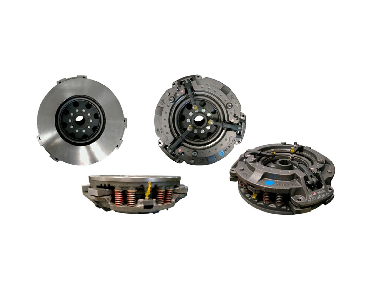 Placa Embrague Doble Massey Fergusson Tractor Mf 290 Doble Disco Embrague Organico/Mf 275 Doble Disco/Mf 265 Doble Disco Embragu 