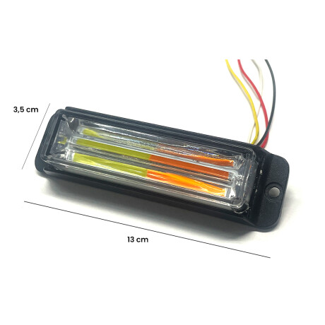 FAROL - FARO LED BLANCO / AMBAR 10-30V 12X3 - FAROL - FARO LED BLANCO / AMBAR 10-30V 12X3 -