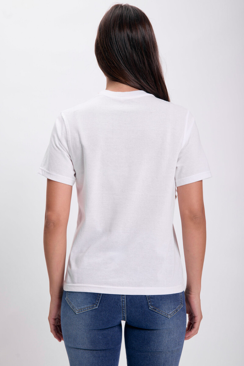 Remera estampa Blanca