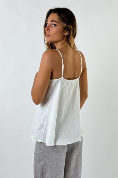 TOP LINO MIDAS Blanco