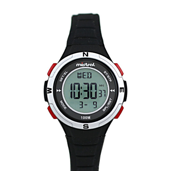 Reloj Mistral Deportivo Silicona Negro. "Producto sin caja" 0