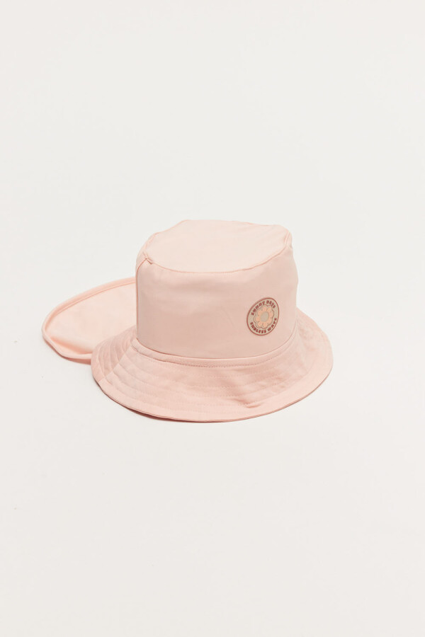 Gorro uv Rosa Con Parche