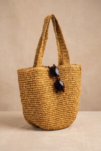 Bolso Trenzado Camel