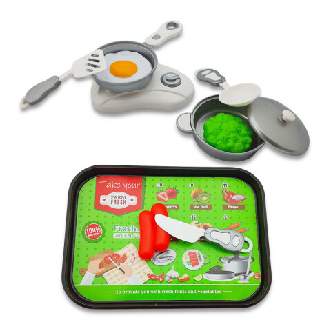 OUTLET Bandeja con cocina, utensilios y alimentos Outlet Bandeja Con Cocina, Utensilios Y Alimentos