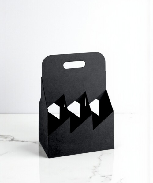 Porta botella 6 botellas 22,5x15x32 cm. - NEGRO Porta botella 6 botellas 22,5x15x32 cm. - NEGRO