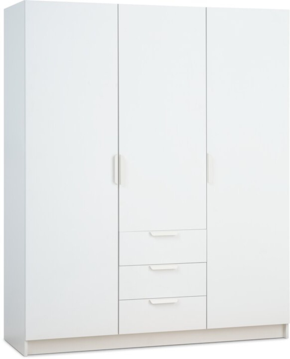 Armario JENSLEV 144x176 combinado blanco 