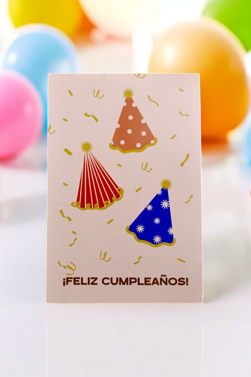 Tarjeta cumpleaños 10x15. - DISEÑO 14 