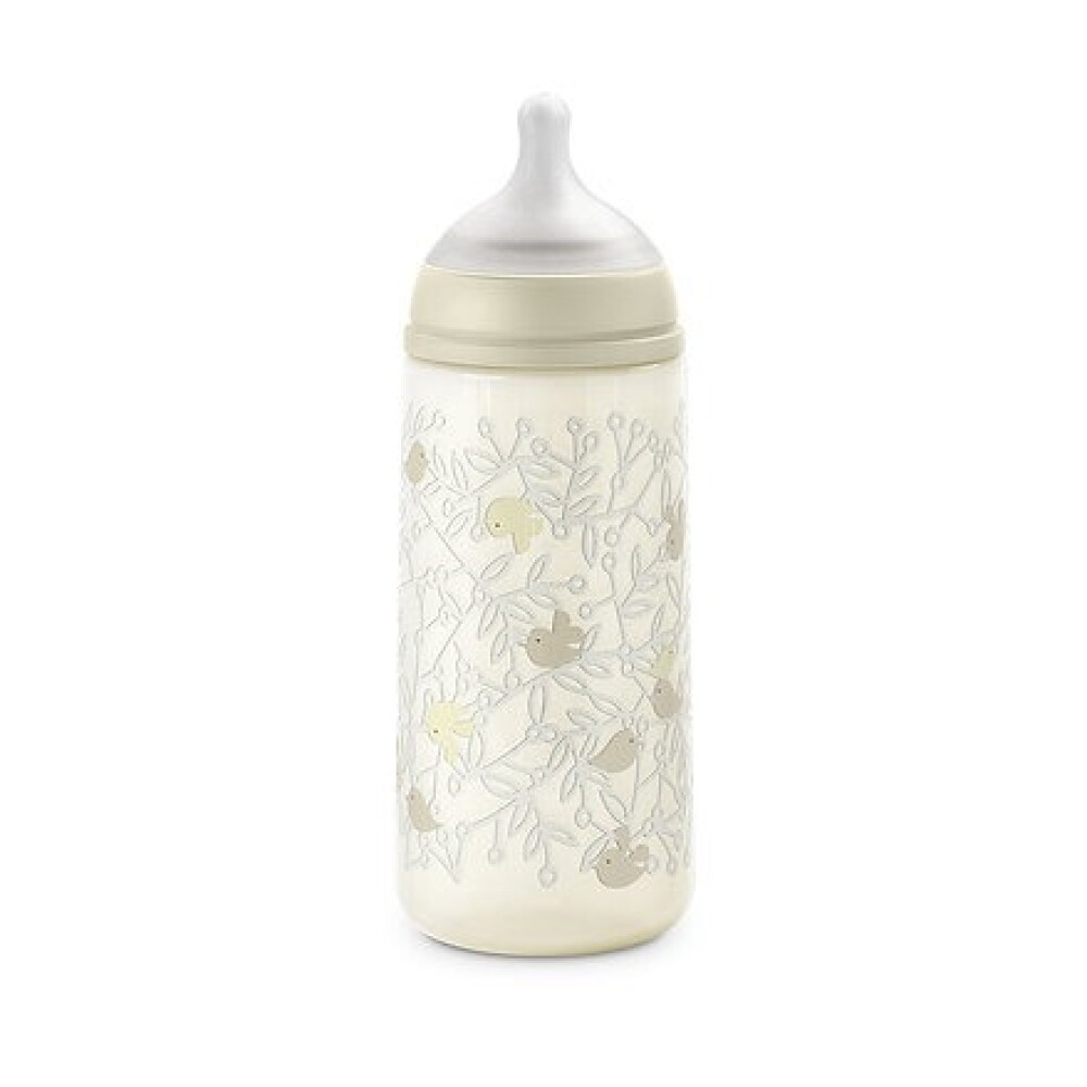 Biberón 360ml tetina fisiológica SX PRO - new prints birds beige