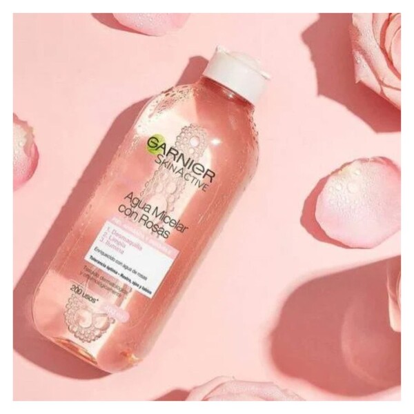 Agua Micelar de Rosas Garnier Skin Active 400ml Agua Micelar de Rosas Garnier Skin Active 400ml