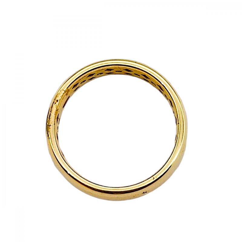 Anillo cinta liso-Oro bajo-Sin Piedra-AN8208 sinpiedra