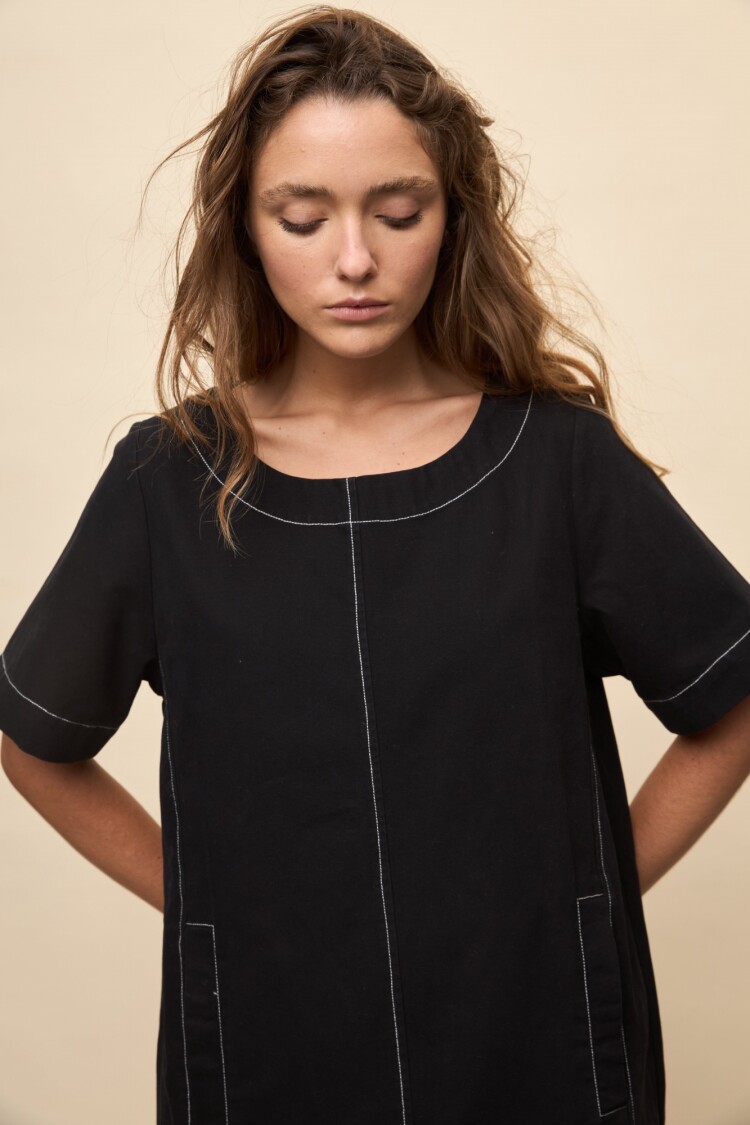 VESTIDO IRON Negro
