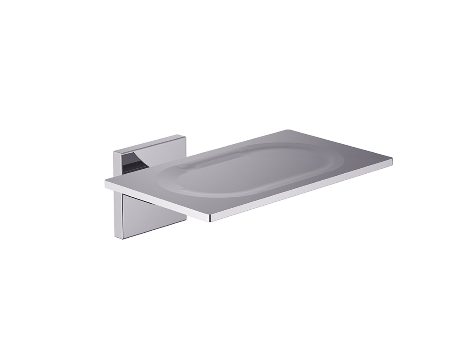 Jabonera Portajabonera Metal Satinado Cepillado Acero 