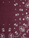 Pañuelos Raso Estampados Varios Pañuelo Estampa Paisley Burgundy - Combinacion Multicolor