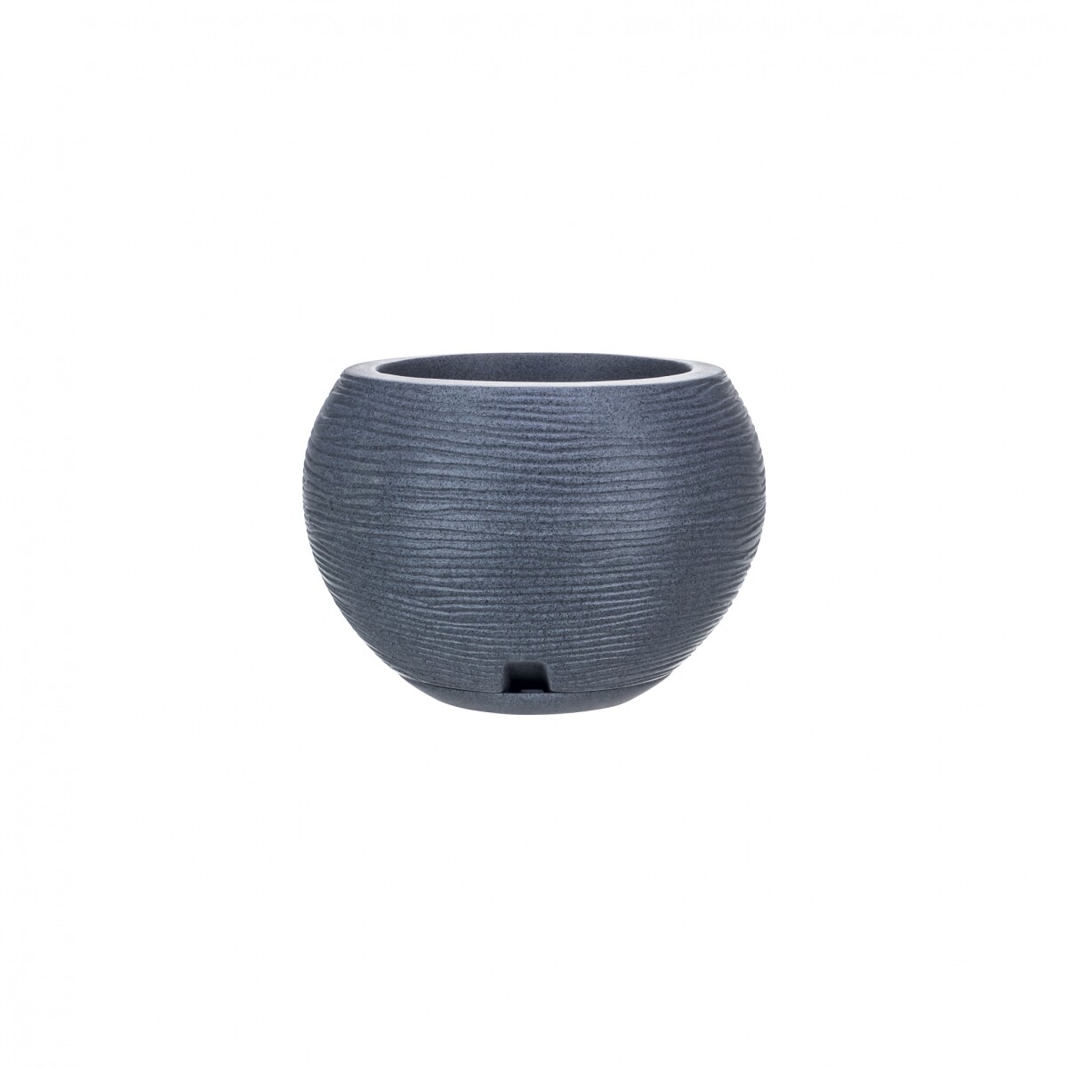 MACETA 17X19CM FLORENCA SISAL EFECTO PIEDRA GRIS 