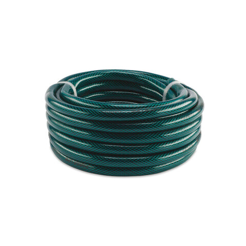 Manguera flex reforzada verde 3/4" rollo 100mt FX2071