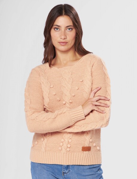 BUZO TEJIDO Coral