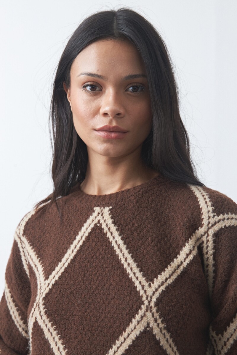 SWEATER LITAS Marrón oscuro