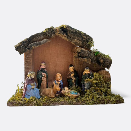 Pieza De Pesebre Cabaña Modelo 3