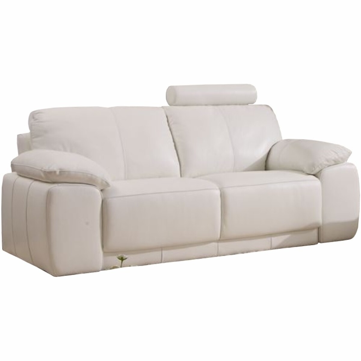 Sofá WA S31 2 cuerpos en CUERO NATURAL - Crema 