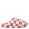 Pantuflas de Mujer Miss Carol con Damero Rosado