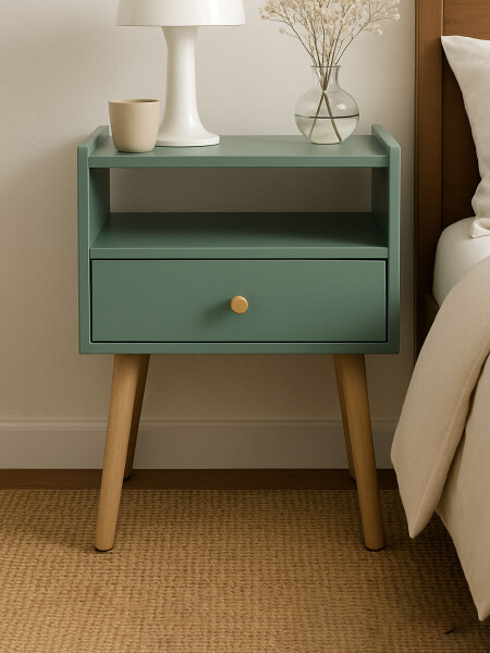 MESA JAPON CON CAJON VERDE