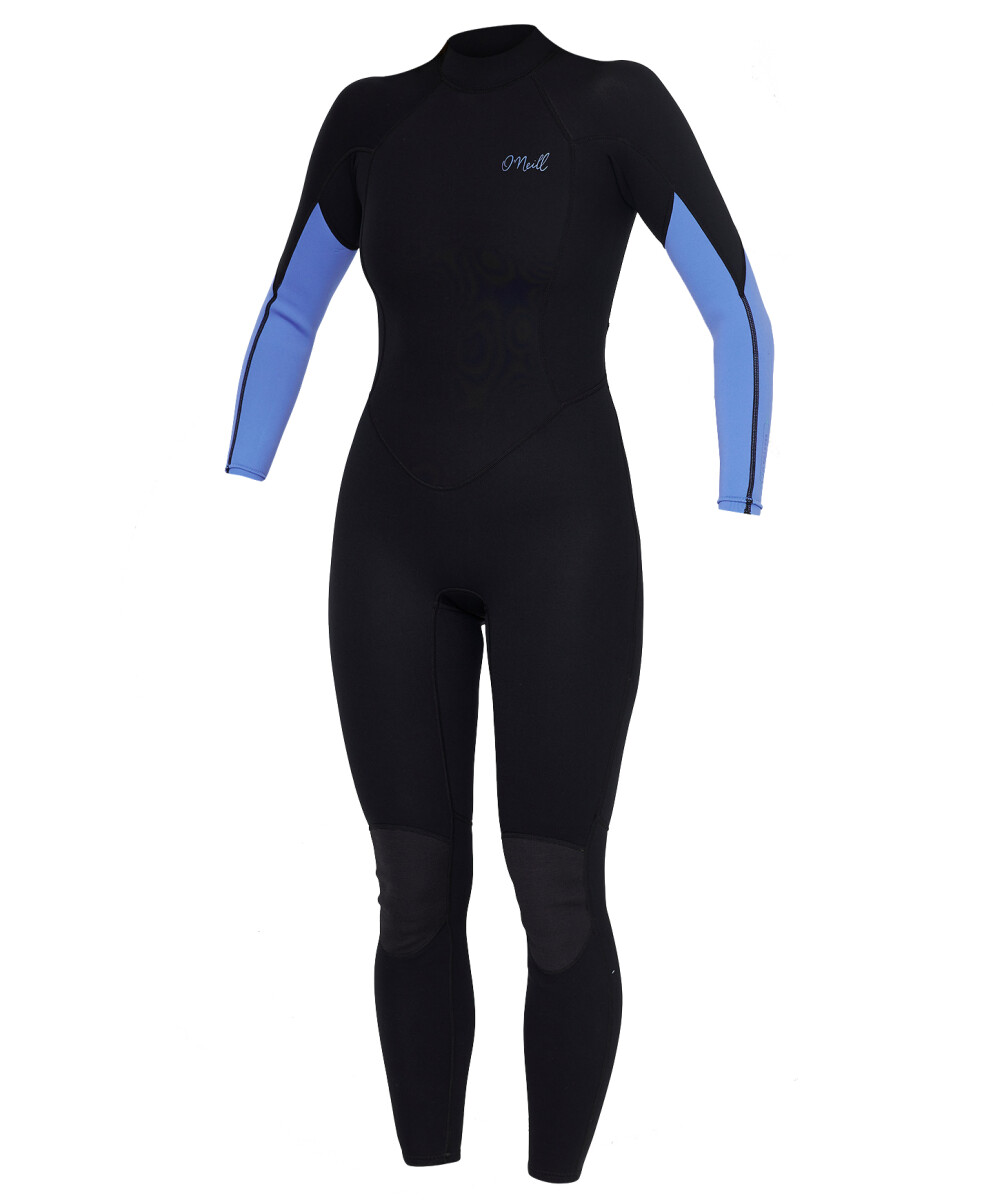 Traje Dama O'Neill Reactor II 3/2mm Coral - Back Zip - Full - Azul 