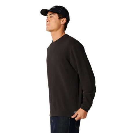 Remera Rip Curl Premium Surf Waffle Negro