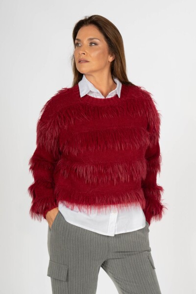 Sweater Bel Bordó