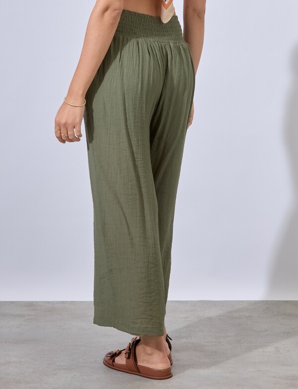 Pantalon Crop VERDE