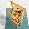 Organizador de 3 niveles madera bambú Organizador de 3 niveles madera bambú