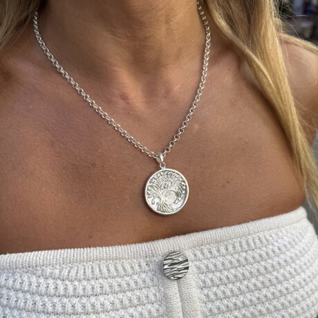 Medalla Nogal Nacar - Plata 925 Medalla Nogal Nacar - Plata 925