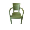 SILLA PLAST BARU VERDE C/BRAZOS 58X59X82CM Unica