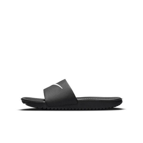 Nike KAWA SLIDE BLACK/WHITE Negro