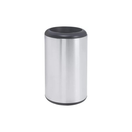 PAPELERA TACHO BASURA TRAMONTINA 31 LITROS PLATEADO