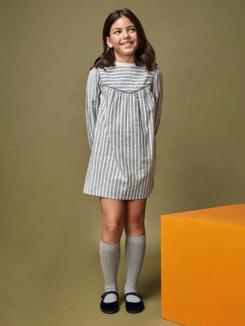 Vestido Patchwork Petroleo